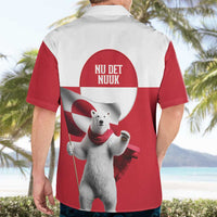 I Stand With Greenland Hawaiian Shirt Red and White Side by Side