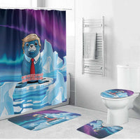 I Stand With Greenland Bathroom Set Funny Sealion Founding