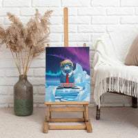 I Stand With Greenland Canvas Wall Art Funny Sealion Founding