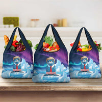 I Stand With Greenland Grocery Bag Funny Sealion Founding