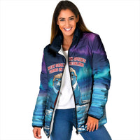 Personalized I Stand With Greenland Padded Jacket Funny Sealion Founding