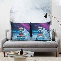 I Stand With Greenland Pillow Cover Funny Sealion Founding