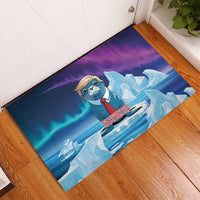 I Stand With Greenland Rubber Doormat Funny Sealion Founding
