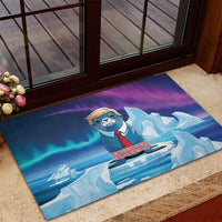 I Stand With Greenland Rubber Doormat Funny Sealion Founding