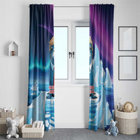 I Stand With Greenland Window Curtain Funny Sealion Founding