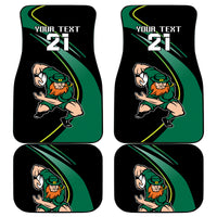 Custom Ireland Rugby Car Mats Irish Shamrocks Warriors Sporty Style LT9 - Wonder Print Shop