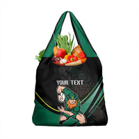 Custom Ireland Rugby Grocery Bag Irish Shamrocks Warriors Sporty Style