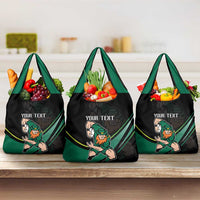 Custom Ireland Rugby Grocery Bag Irish Shamrocks Warriors Sporty Style