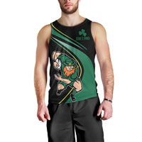Custom Ireland Rugby Men Tank Top Irish Shamrocks Warriors Sporty Style - Wonder Print Shop