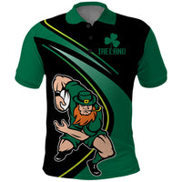 Custom Ireland Rugby Polo Shirt Irish Shamrocks Warriors Sporty Style - Wonder Print Shop