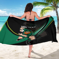Custom Ireland Rugby Sarong Irish Shamrocks Warriors Sporty Style - Wonder Print Shop