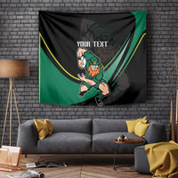 Custom Ireland Rugby Tapestry Irish Shamrocks Warriors Sporty Style - Wonder Print Shop