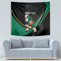 Custom Ireland Rugby Tapestry Irish Shamrocks Warriors Sporty Style - Wonder Print Shop
