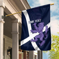 Custom Scotland Rugby Garden Flag Scottish Lion and Thistle - Wonder Print Shop