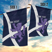 Custom Scotland Rugby Garden Flag Scottish Lion and Thistle - Wonder Print Shop