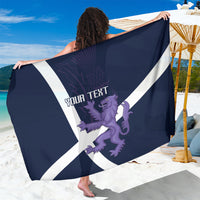 Custom Scotland Rugby Sarong Scottish Lion and Thistle - Wonder Print Shop