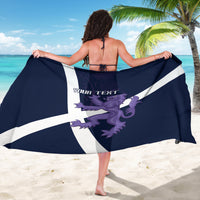Custom Scotland Rugby Sarong Scottish Lion and Thistle - Wonder Print Shop