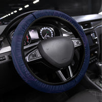 Custom Scotland Rugby Steering Wheel Cover Scottish Lion and Thistle - Wonder Print Shop