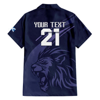 Custom Scotland Rugby Family Matching Off Shoulder Short Dress and Hawaiian Shirt Scottish Lion Sporty Style LT9 - Wonder Print Shop