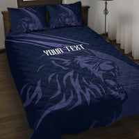 Custom Scotland Rugby Quilt Bed Set Scottish Lion Sporty Style - Wonder Print Shop