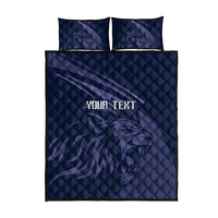 Custom Scotland Rugby Quilt Bed Set Scottish Lion Sporty Style - Wonder Print Shop