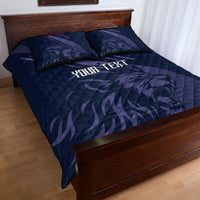 Custom Scotland Rugby Quilt Bed Set Scottish Lion Sporty Style - Wonder Print Shop