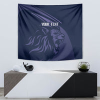 Custom Scotland Rugby Tapestry Scottish Lion Sporty Style - Wonder Print Shop