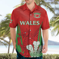 Custom Wales Rugby Hawaiian Shirt With Prince of Waless Feathers Go Cymru - Wonder Print Shop