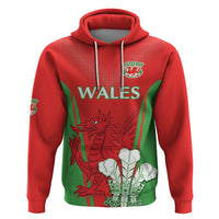 Custom Wales Rugby Hoodie With Prince of Waless Feathers Go Cymru - Wonder Print Shop