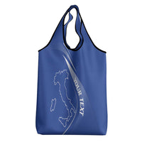 Custom Italy Rugby Grocery Bag Come On Gli Azzurri