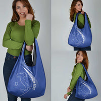 Custom Italy Rugby Grocery Bag Come On Gli Azzurri