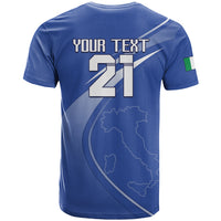Custom Italy Rugby T Shirt Come On Gli Azzurri - Wonder Print Shop