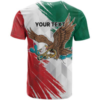 Eagle Devouring Snake Mexican Emblem Personalized T Shirt Grunge Flag Style