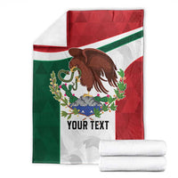 Eagle Devouring Snake Mexican Emblem Personalized Blanket Sporty Style