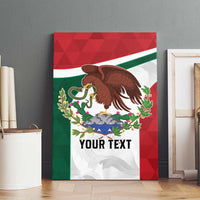 Eagle Devouring Snake Mexican Emblem Personalized Canvas Wall Art Sporty Style