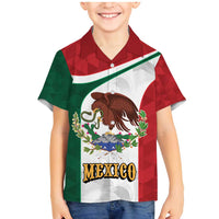 Eagle Devouring Snake Mexican Emblem Personalized Family Matching Mermaid Dress and Hawaiian Shirt Sporty Style