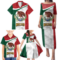 Eagle Devouring Snake Mexican Emblem Personalized Family Matching Puletasi and Hawaiian Shirt Sporty Style