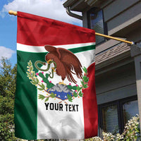 Eagle Devouring Snake Mexican Emblem Personalized Garden Flag Sporty Style