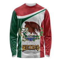 Eagle Devouring Snake Mexican Emblem Personalized Long Sleeve Shirt Sporty Style