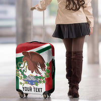 Eagle Devouring Snake Mexican Emblem Personalized Luggage Cover Sporty Style