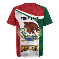 Eagle Devouring Snake Mexican Emblem Personalized Rugby Jersey Sporty Style