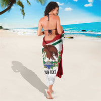 Eagle Devouring Snake Mexican Emblem Personalized Sarong Sporty Style