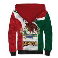 Eagle Devouring Snake Mexican Emblem Personalized Sherpa Hoodie Sporty Style