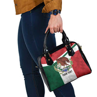 Eagle Devouring Snake Mexican Emblem Personalized Shoulder Handbag Sporty Style