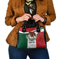 Eagle Devouring Snake Mexican Emblem Personalized Shoulder Handbag Sporty Style