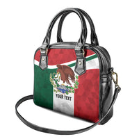 Eagle Devouring Snake Mexican Emblem Personalized Shoulder Handbag Sporty Style