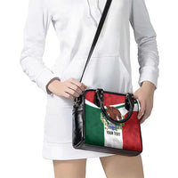 Eagle Devouring Snake Mexican Emblem Personalized Shoulder Handbag Sporty Style