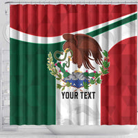 Eagle Devouring Snake Mexican Emblem Personalized Shower Curtain Sporty Style