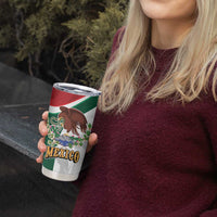 Eagle Devouring Snake Mexican Emblem Personalized Tumbler Cup Sporty Style