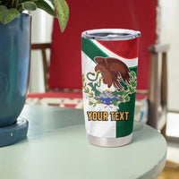 Eagle Devouring Snake Mexican Emblem Personalized Tumbler Cup Sporty Style